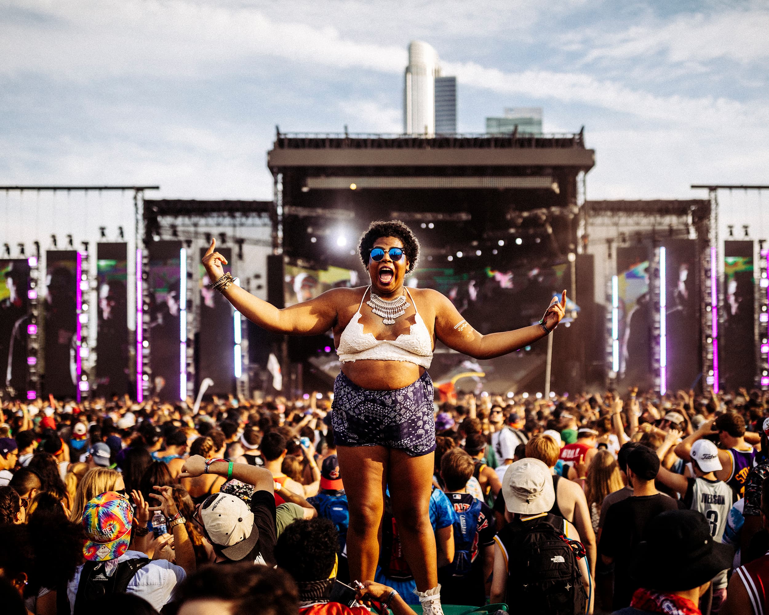 Red Bull event production photographed by Jeremy Deputat at Lollapalooza Chicago